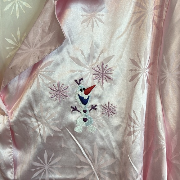 Disney Parks LIKE NEW Frozen Pink Snowflake Olaf Comfy Pajama Set 2XL - Picture 8 of 14